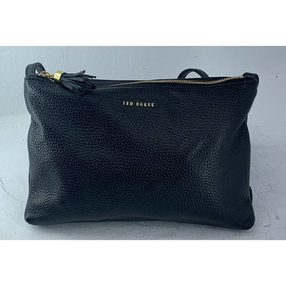 TED BAKER Leather Crossbody Bag w/ Duster Bag